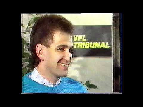 Wayne Johnston showing true remorse after hitting Dipper in 1987 Grand Final