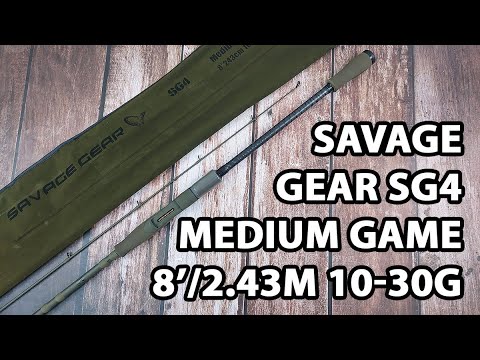  Спінінг Savage Gear SG4 Medium Game 8’/2.43m 10-30g