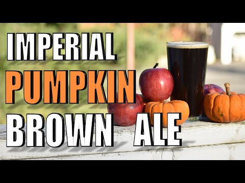 Brewing an Imperial PUMPKIN Brown Ale | Grain to Glass | How to Brew with PUMPKIN
