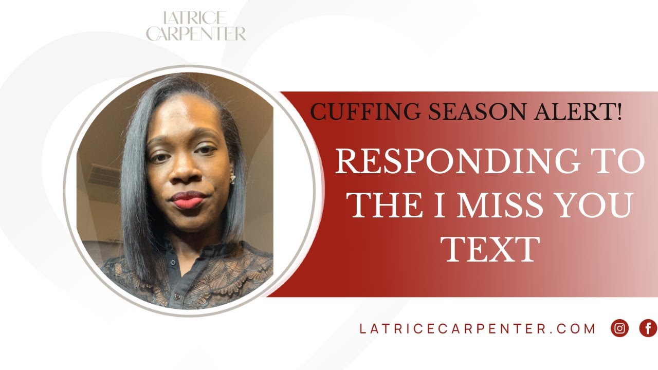 Responding to the I miss you text