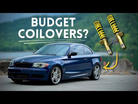 Are Budget Coilovers Actually Any Good? ST XTA Coilover Review - 1 Series Build EP6