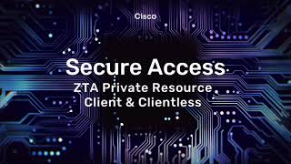 Cisco Secure Access: ZTA Private Resource Client & Clientless