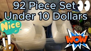 Review of Mainstays Food Storage Container 92 Piece Set Walm