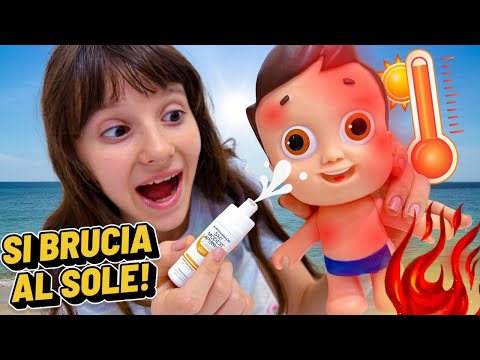 Questa bambola si brucia al sole (Se non metti la crema solare!)