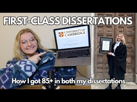 How to Write a First-Class Dissertation/Thesis (85+%)