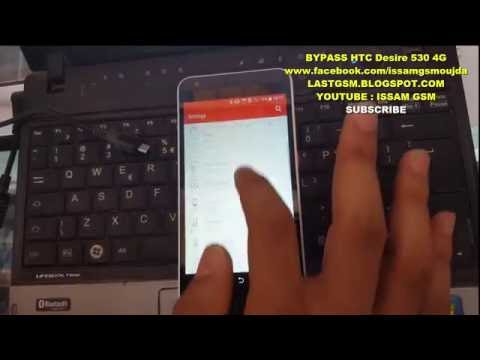 BYPASS HTC Desire 530 4G LTE D530u 2016  REMOVE GOOGLE ACCOUNT FRP 2016