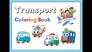 Free Transport Coloring Pages for Kids | Printable Vehicle Coloring Sheets for Children