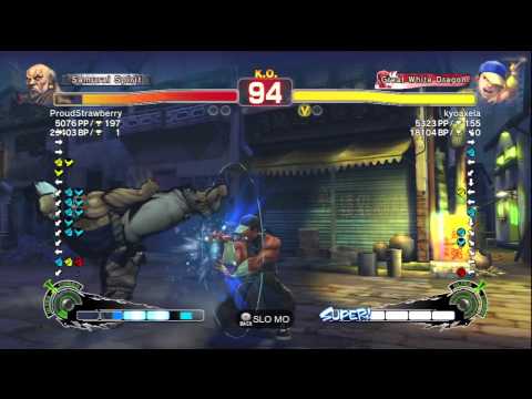 ProudStrawberry [Gouken] Vs kyoaxela [Yun] SSF4 Arcade Edition 2012 720 HD