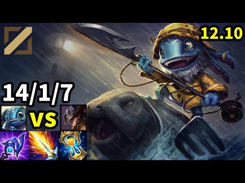 Fizz Jungle vs Twisted Fate - EUW Master | Patch 12.10