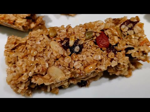 Easy Homemade Granola Bars|Loose weight eating this healthy Snack|Granola bar recipe|ChannesCooking
