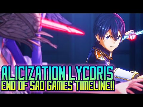 Alicization Lycoris is the end of Sword Art Online Gameverse Timeline! | Gamerturk SAO