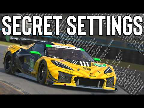 3 SECRET iRacing Settings You NEED To Change!!