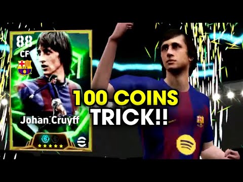 Trick To Get 109 Rated Epic Johan Cruyff & 110 Rated Big Time Lionel Messi In eFootball 2026 Mobile