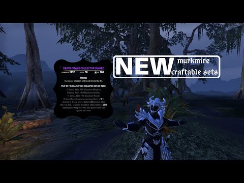 ESO all new murkmire crafted sets + playtest