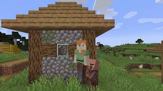 【PC版マインクラフト】シード値紹介（シード値：love is all）村の中でスポーン【バージョン1.14.4】