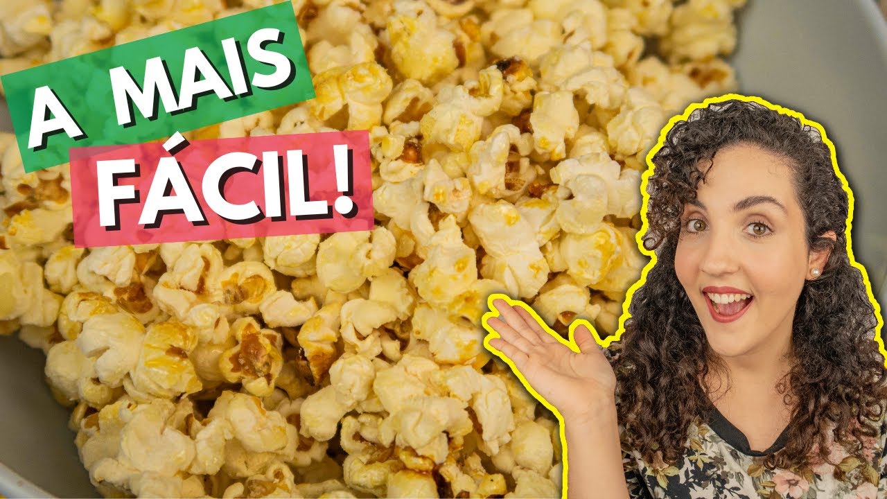Como fazer pipoca doce na panela normal - Sem queimar e sem grudar na panela (MUITO FÁCIL!)