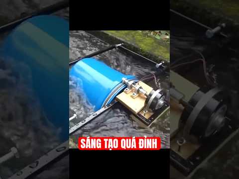 Chỉ Với Ống Nhựa Và Nước Chảy – Người Đàn Ông Tự Chế Máy Phát Điện Từ Dòng Nước!