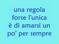 Una regola d'amore - Paolo meneguzzi