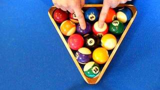 how to rack 8 ball billiards