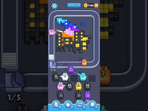 Pixel Flow Level 2130 Walkthrough