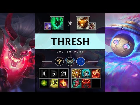 Thresh Support vs Bard - EUW Challenger Patch 25.18