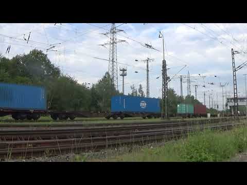 18 Stunden beim Rangierbahnhof Köln Gremberg Güterzug 104 DB Cargo BR 189 mit Container Güterzug