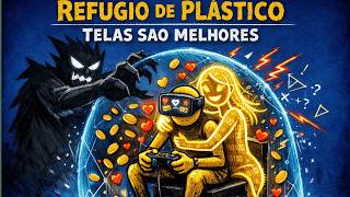 O Refúgio de Plástico: Por Que Milhões de Homens Preferem Telas e Jogos a Lidar com o Mundo Moderno