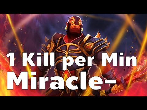 1 Kill per Min! Ember Spirit by Miracle- - DotA2 Rage Quit