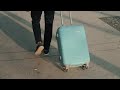 Walking With Luggage Stock Video