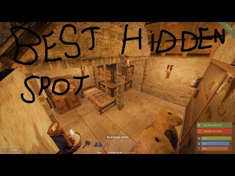 best hidden loot room base in rust
