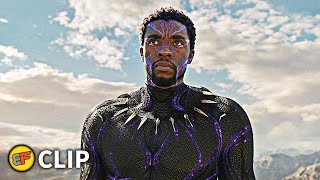 T&#39;Challa Returns - &quot;I am Not Dead&quot; Scene | Black Panther (2018) IMAX Movie Clip HD 4K
