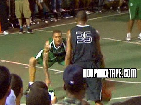 Kevin Durant Vs. Michael Beasley! Hype Matchup At Dyckman Park!!