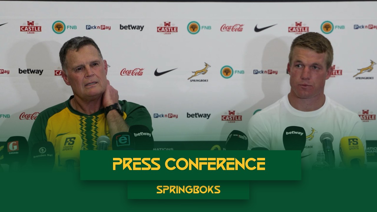 Rassie Erasmus & Pieter-Steph du Toit | Springbok Post-Match Press Conference | 18 July 2026