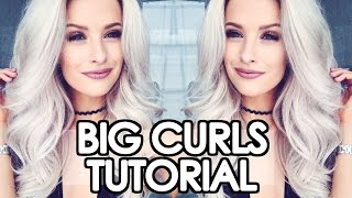 BIG BOUNCY CURLS AND WAVES HAIR TUTORIAL AND HAIRCARE ROUTINE ad