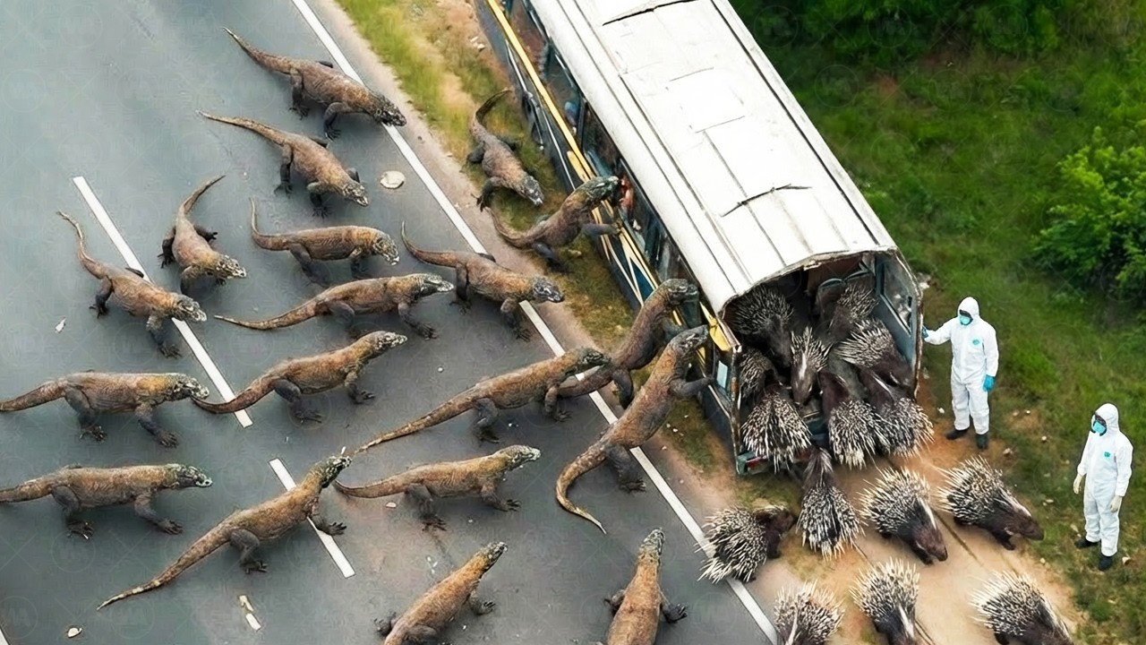 ¿Cómo Piensa Indonesia Detener O Matar A Los Varanos De Komodo Con Puercoespines?