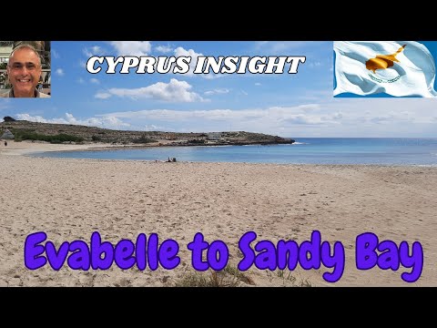 Evabelle Napa Hotel to Sandy Bay Beach, Ayia Napa Cyprus - Walking the Route.
