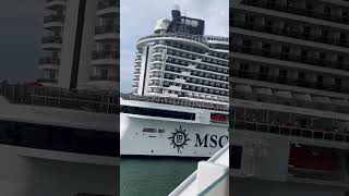 The Beautiful departure caught in perfect!.. #cruiseship #cruise #travel #yt #ytshorts #viral #fyp