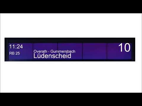 Blechelse Köln Hbf RB 25 nach Lüdenscheid