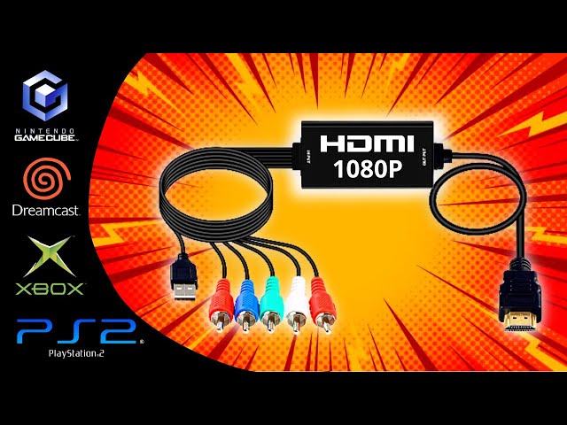 Vídeo relacionado con AUTOUTLET RCA a HDMI Conversor, 1080P AV a HDMI Adaptador soporta 16:9/4:3 de 150cm PAL/NTSC, AV a HDMI Adaptador con 60cm Cable RCA Hembra para Wii, PS1/PS2, Xbox, N64, Gamecube