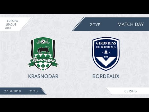 AFL18. Europa League. Group H. Day 2. Bordeaux - Krasnodar