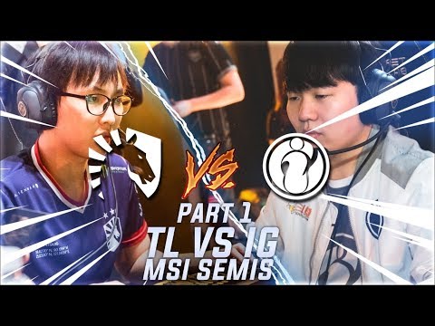 TL vs IG - Games 1 & 2 - I TOTALLY SAW THIS COMING [PART 1]