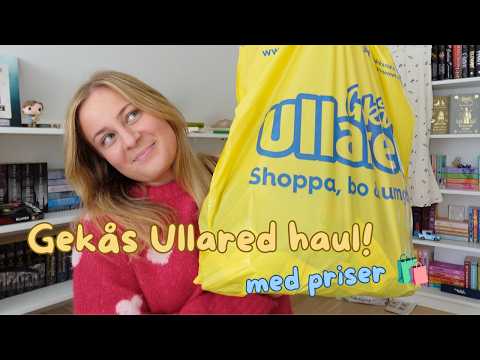 Miniatyrbild: Gekås Ullared Haul med priser! 👯‍♀️🛍️ – Ullared haul på YouTube