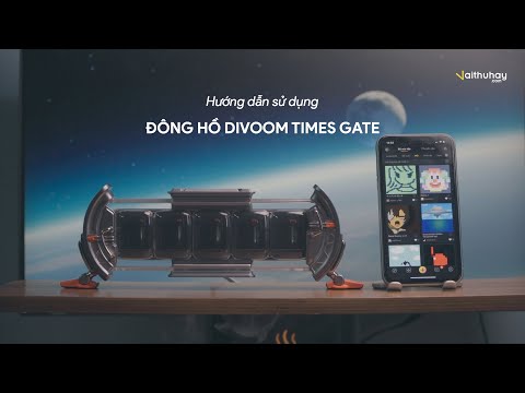 Đồng hồ Divoom Times Gate | Đồng hồ thông minh Pixel art