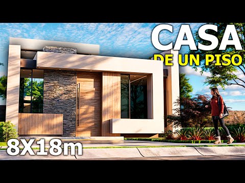 Video del proyecto ONE-STORY House Plans 8x18