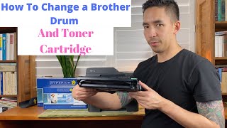 Brother Printer Support.  How To Change The Toner And Drum On A Brother MFC Laser Printer