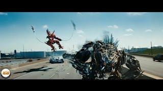 Transformers 3 Dark Of The Moon Highway Chase with Ironhide and Sideswipe VS Dreads 1080p [HD]