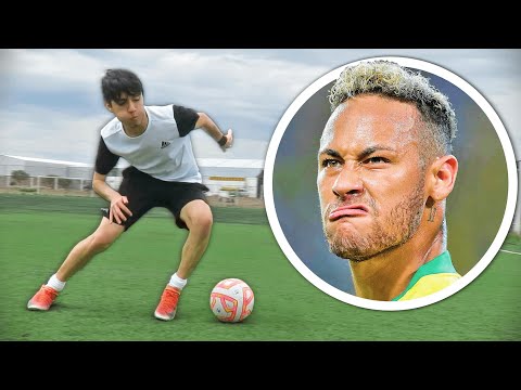 APRENDE +5 TRUCOS INCREÍBLES de NEYMAR Jr. ⚽🇧🇷 Tutorial de regates y jugadas de fútbol.