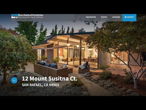 Lucas Valley Atrium Original style Eichler abutting Miller Creek - 12 Mount Susitna Ct. $1,750,000