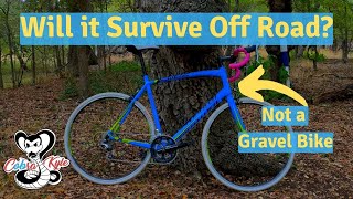 Can a Road Bike Go Off Road? - Gravel Bike vs. Road Bike on MTB Trails