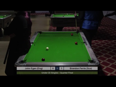 2017 Home Internationals - U23 Singles Quarter Final - John Egan (Eng) v Brandon Ferris (Sco)